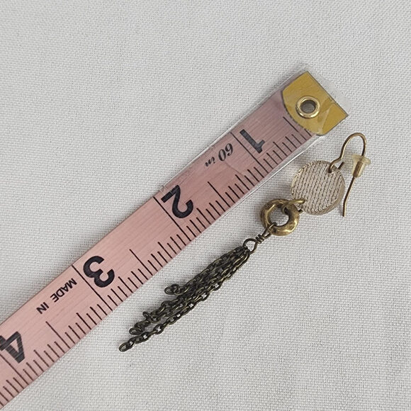 Color By Amber Red & Gold Long Necklace & Earring Set - Picture 7 of 7